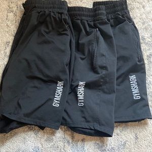 3 pairs of men’s gymshark shorts